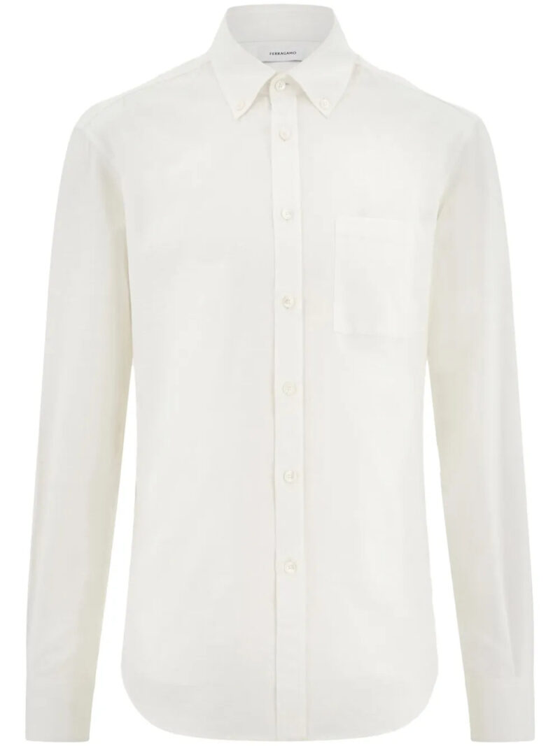 Ferragamo  long sleeved cotton shirt
