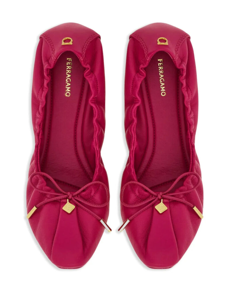 Ferragamo elasticated ballet flats