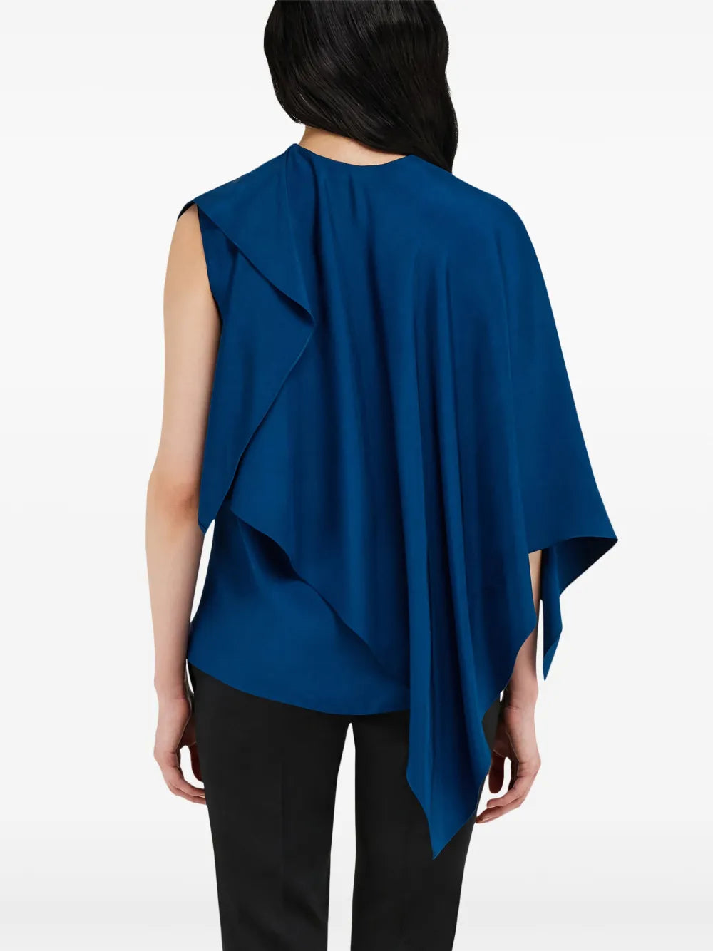 Ferragamo cape-design blouse - Image 4