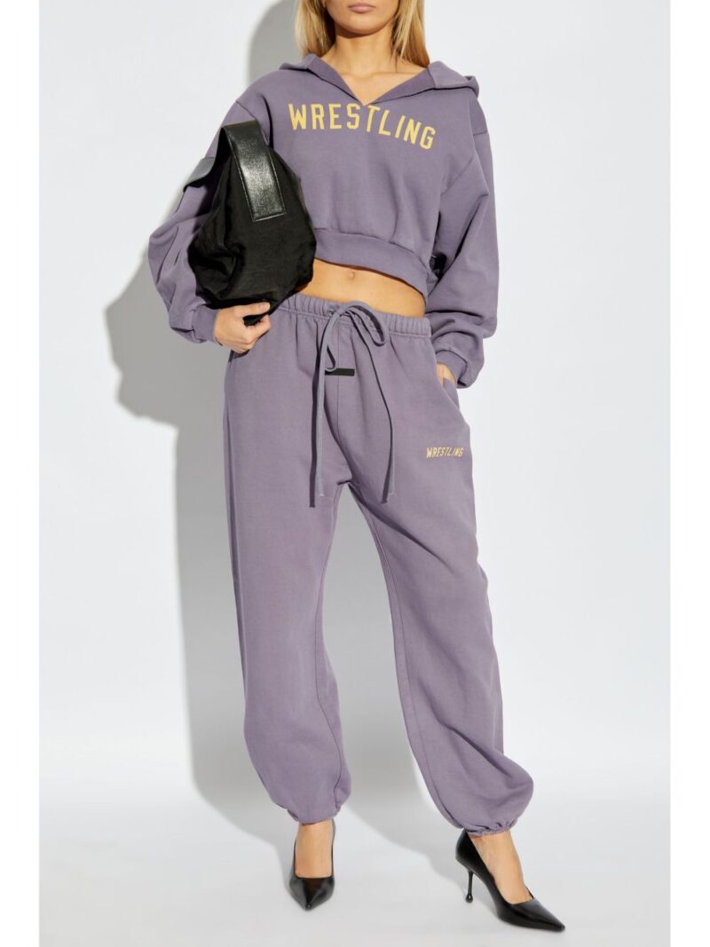 FEAR OF GOD ESSENTIALS  logo-print track pants