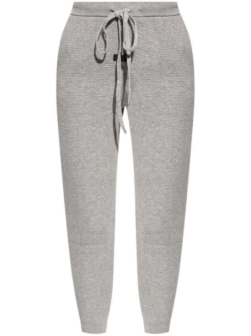 FEAR OF GOD ESSENTIALS  waffle-knit track pants