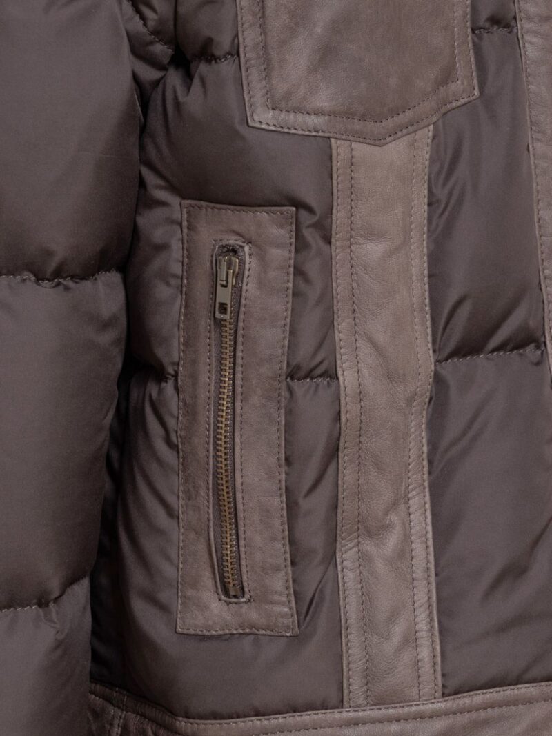 Salvatore Santoro  leather padded jacket