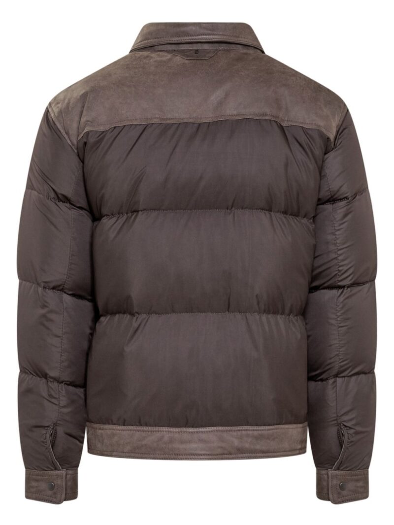 Salvatore Santoro  leather padded jacket