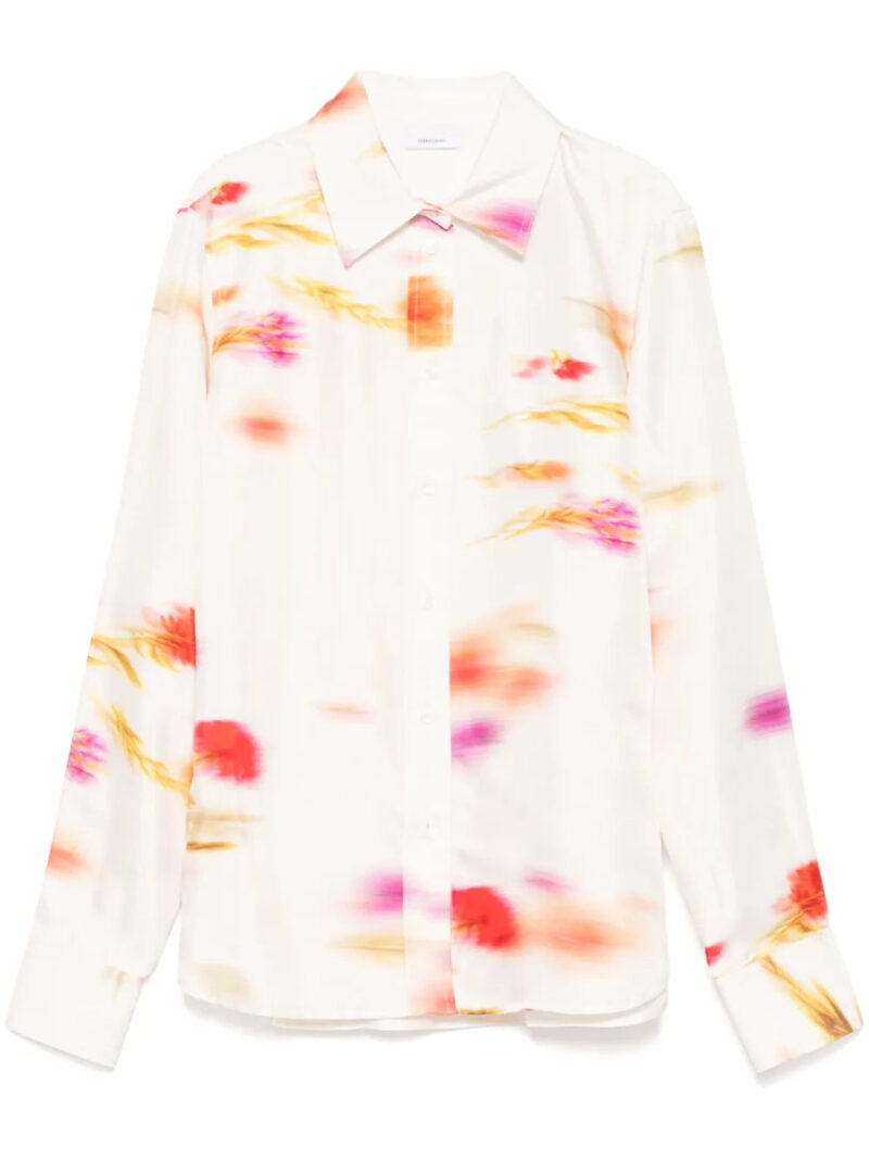 Ferragamo  all-over graphic print shirt