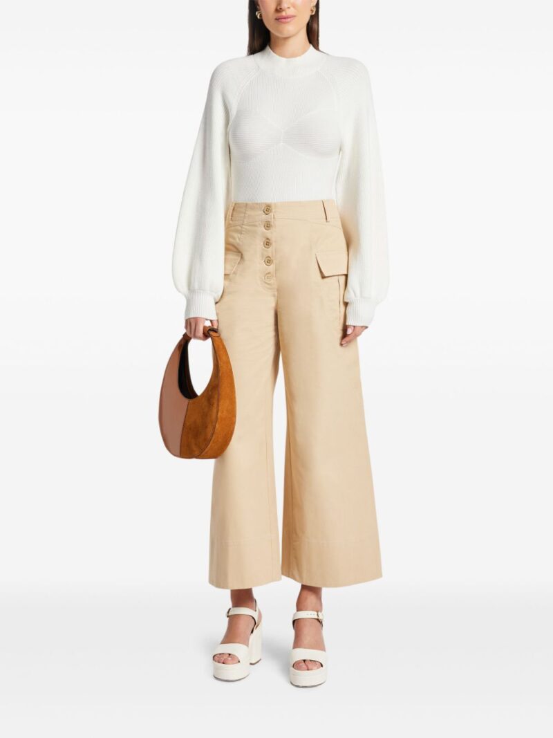 FARM Rio  puff sleeves knitted top