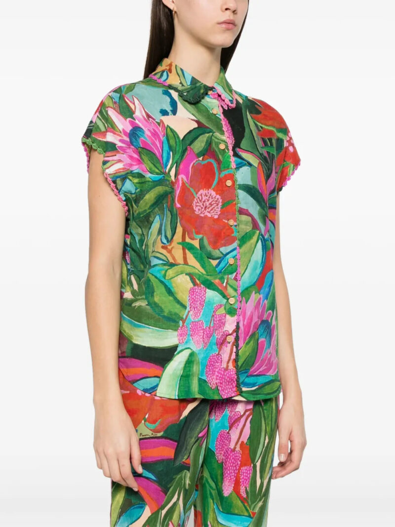 FARM Rio  floral-print shirt