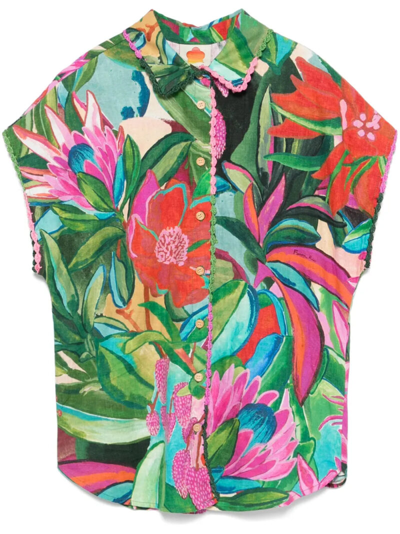 FARM Rio  floral-print shirt