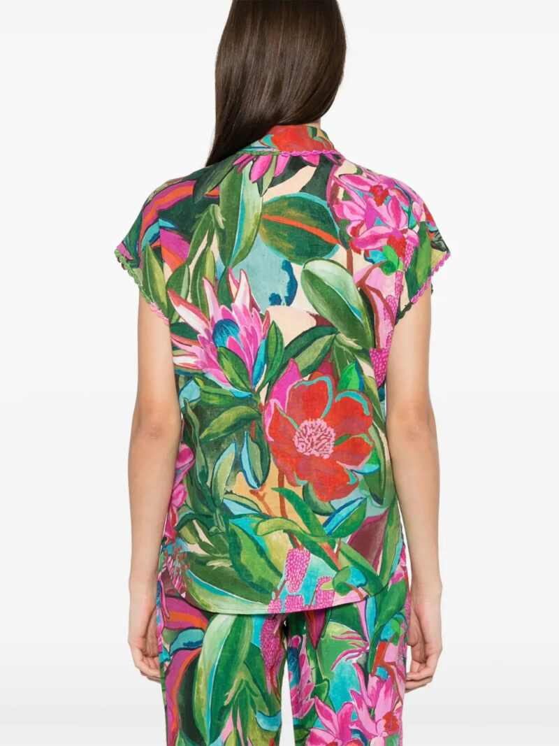 FARM Rio  floral-print shirt