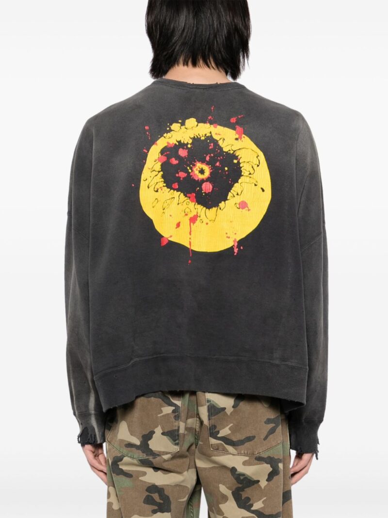 SAINT MXXXXXX  x Cactus Plant Flea Market smile sweatshirt