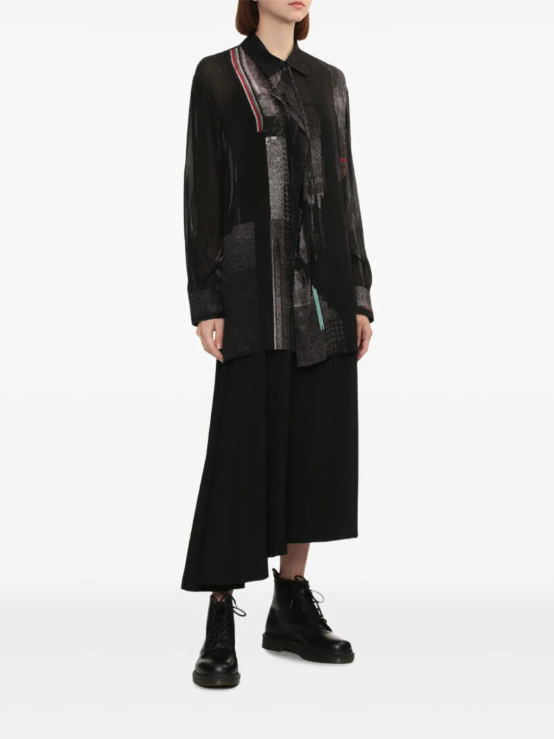 Y's  patchwork-print shirt.