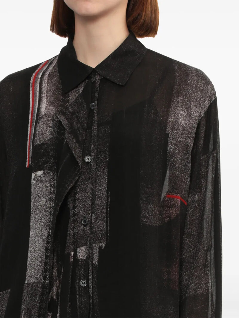 Y's  patchwork-print shirt.