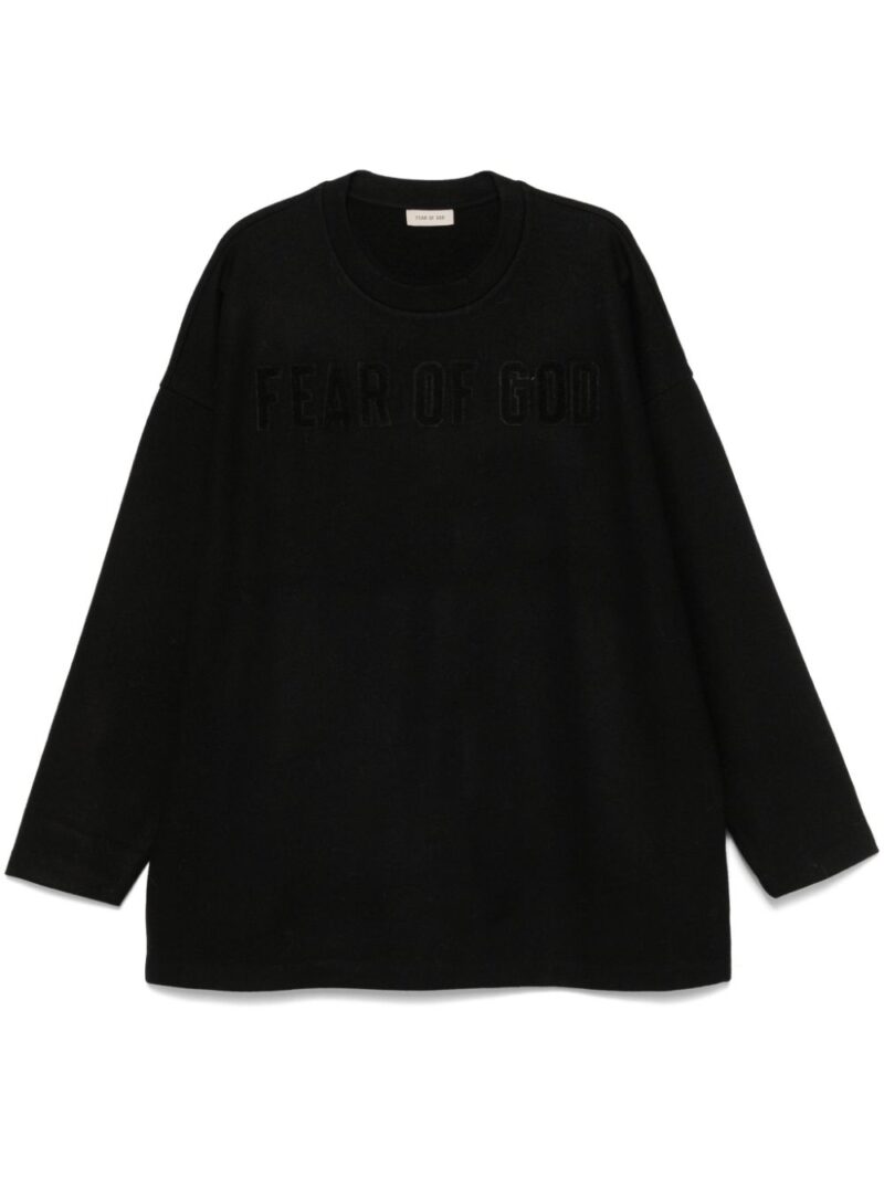 Fear Of God  logo-patch sweatshirt