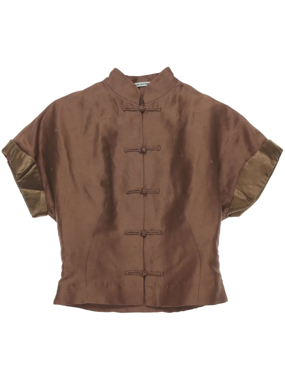 SAMUEL GUÌ YANG stand-up collar blouse