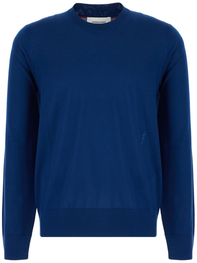 Ferragamo  logo-embroidered jumper