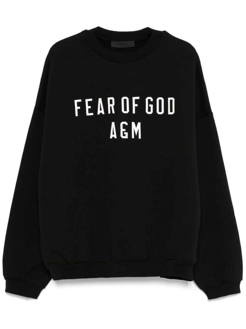 FEAR OF GOD ESSENTIALS  logo-embroidered sweatshirt