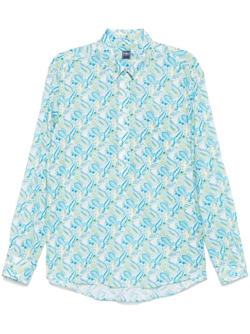 Fedeli  paisley-print shirt