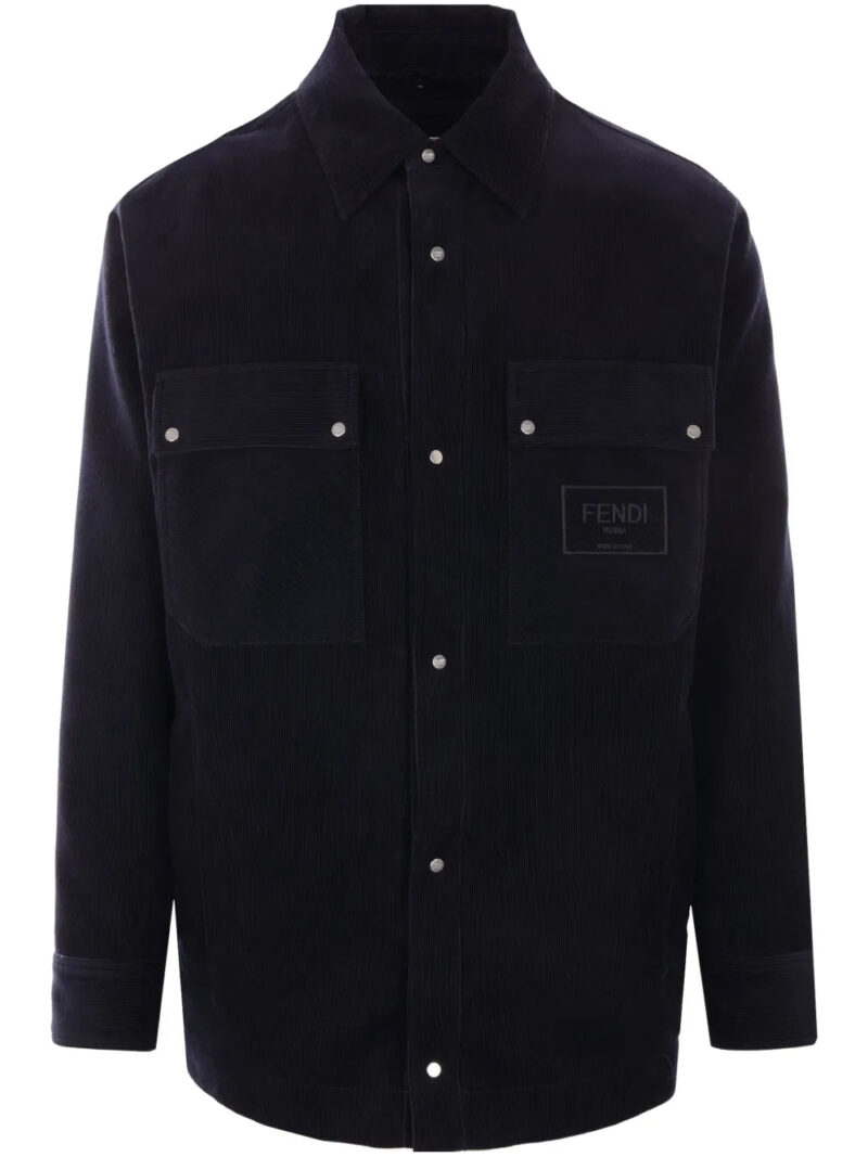FENDI  corduroy shirt jacket
