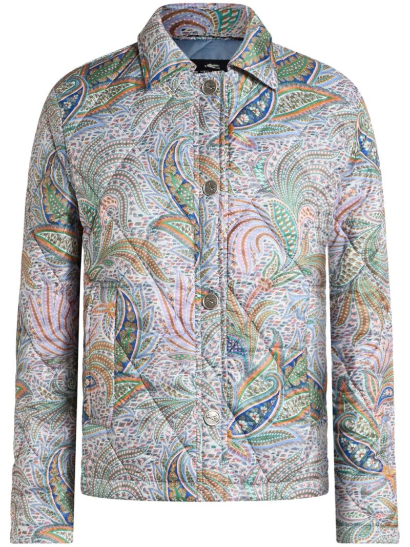 ETRO  printed quilted jacket