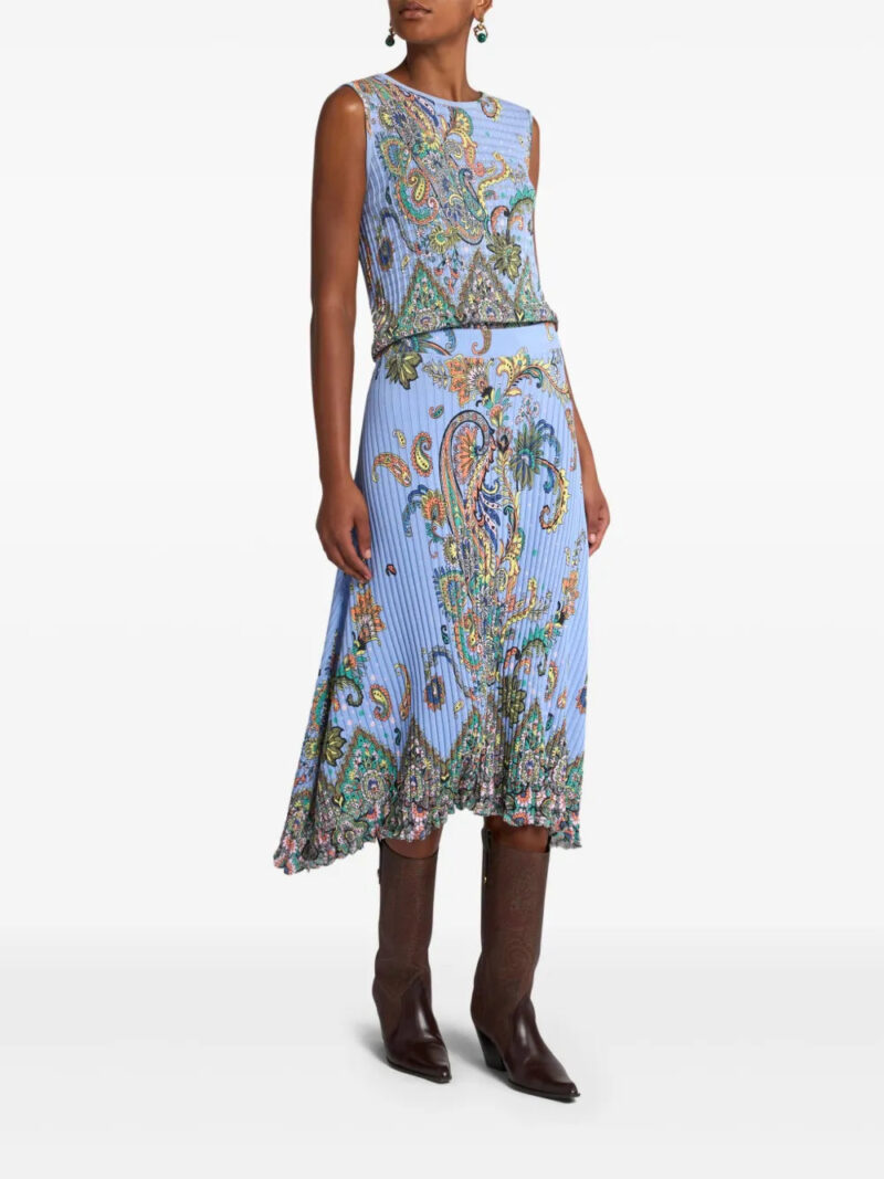 ETRO  ribbed-knit skirt