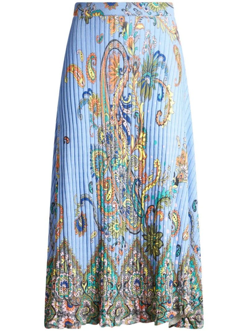 ETRO  ribbed-knit skirt