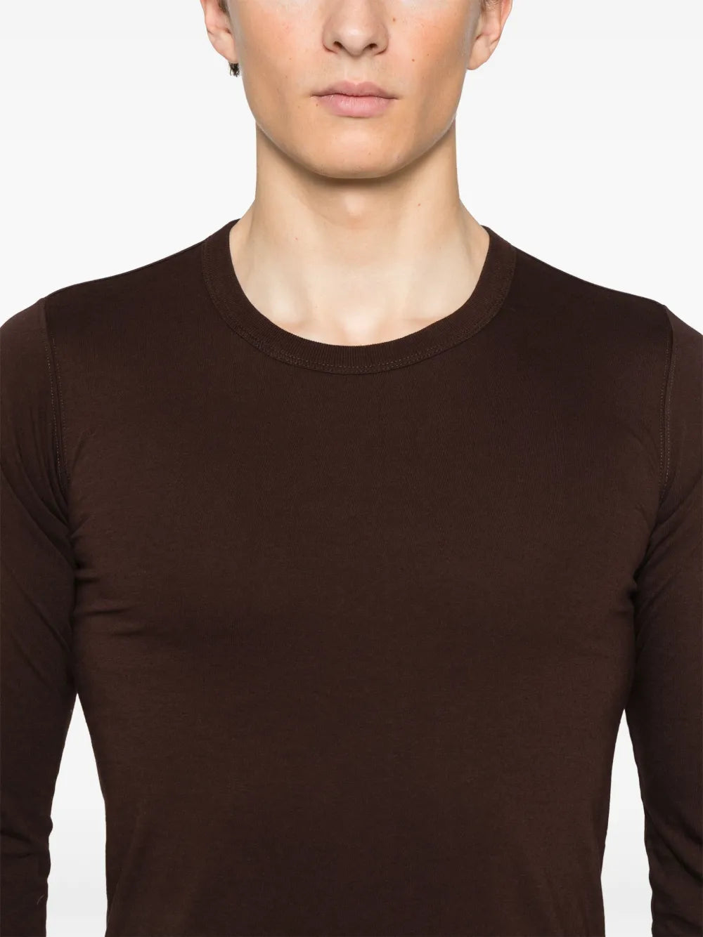 Rick Owens basic long-sleeve T-shirt - Image 4