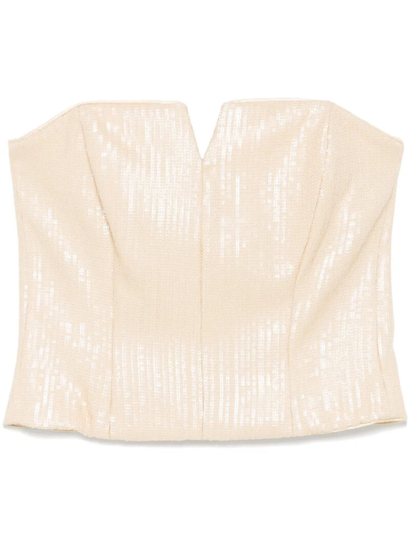 Federica Tosi  sequinned top