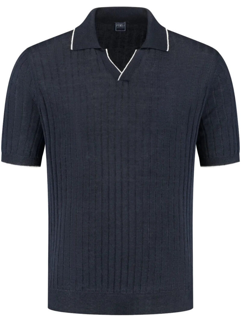 Fedeli  ribbed polo shirt