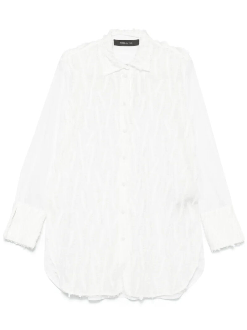 Federica Tosi  fringed-detailed shirt