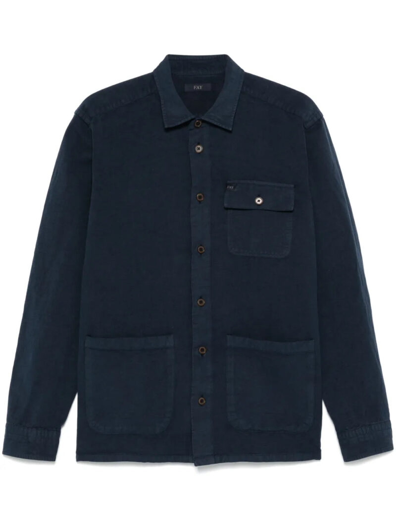 Fay  button-up overshirt
