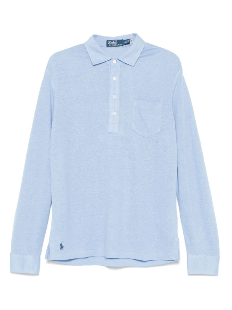 Polo Ralph Lauren  long-sleeve linen polo shirt