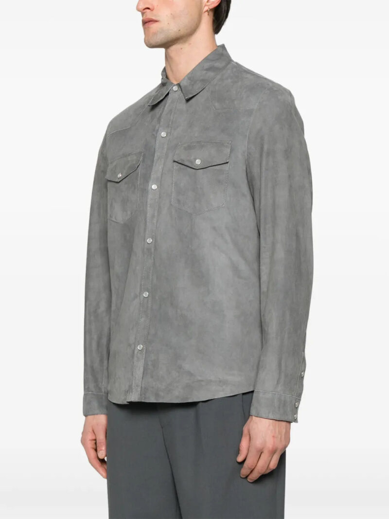 Salvatore Santoro  suede shirt