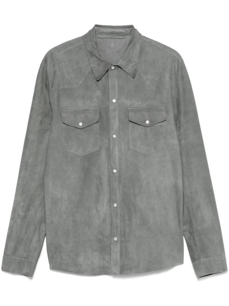 Salvatore Santoro  suede shirt