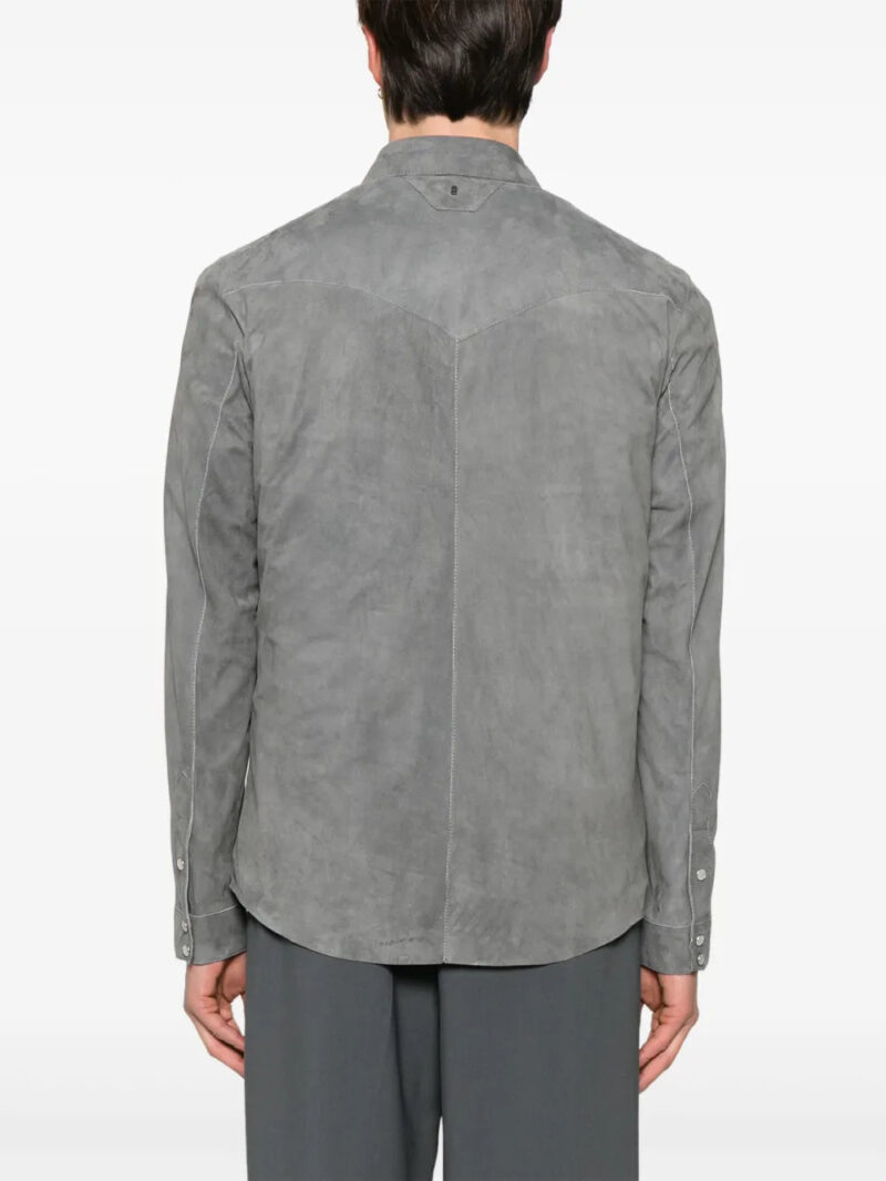 Salvatore Santoro  suede shirt