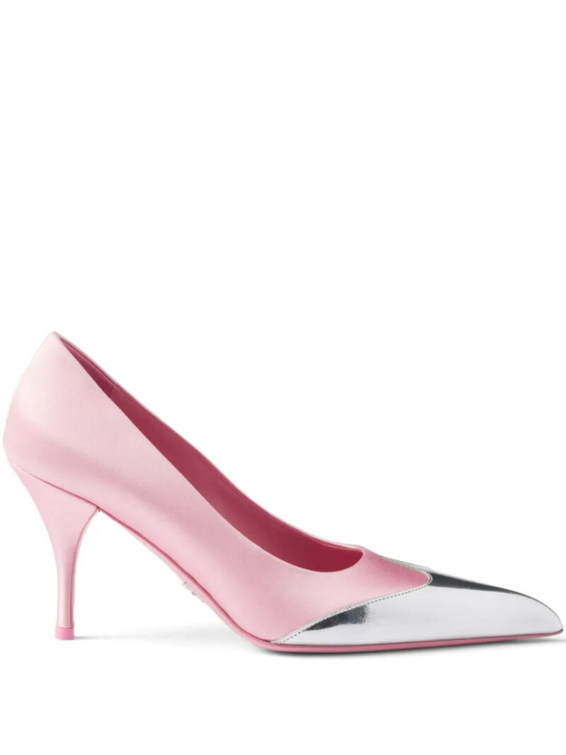 Prada  85mm satin pumps