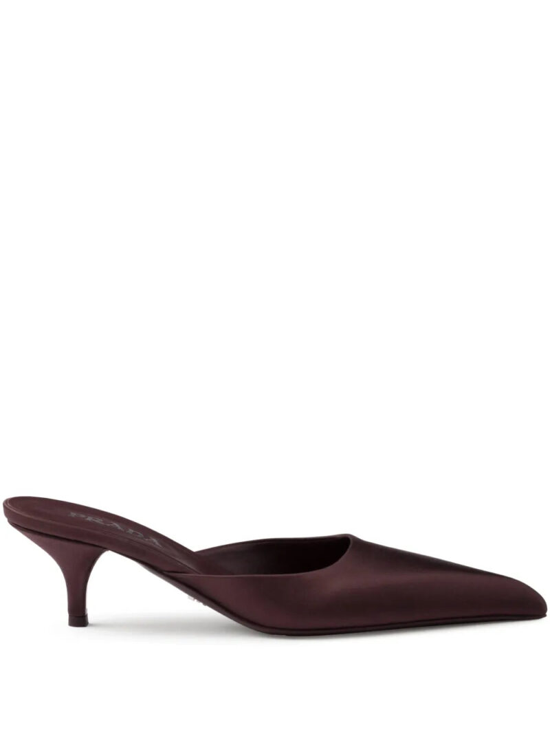 Prada  55mm satin mules