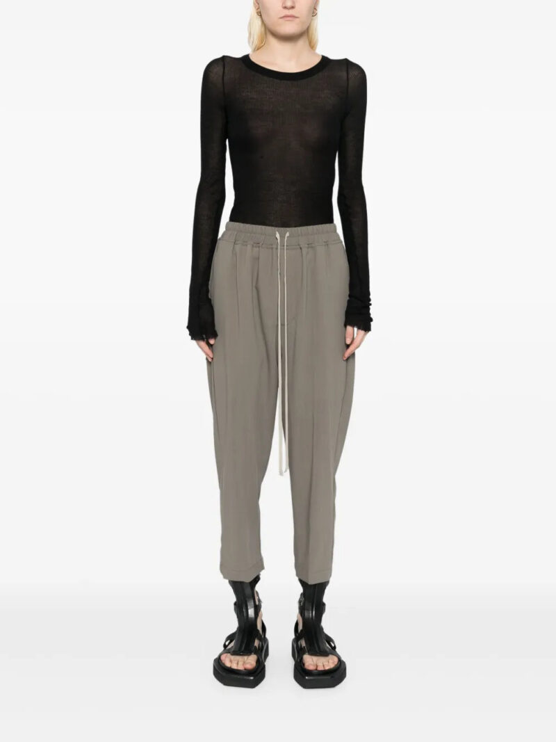 Rick Owens drawstring astaires cropped trousers