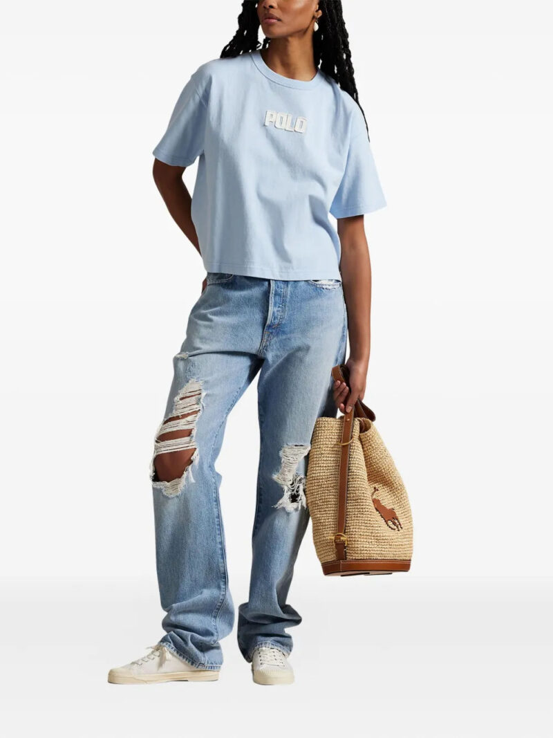 Polo Ralph Lauren logo-lettering T-shirt