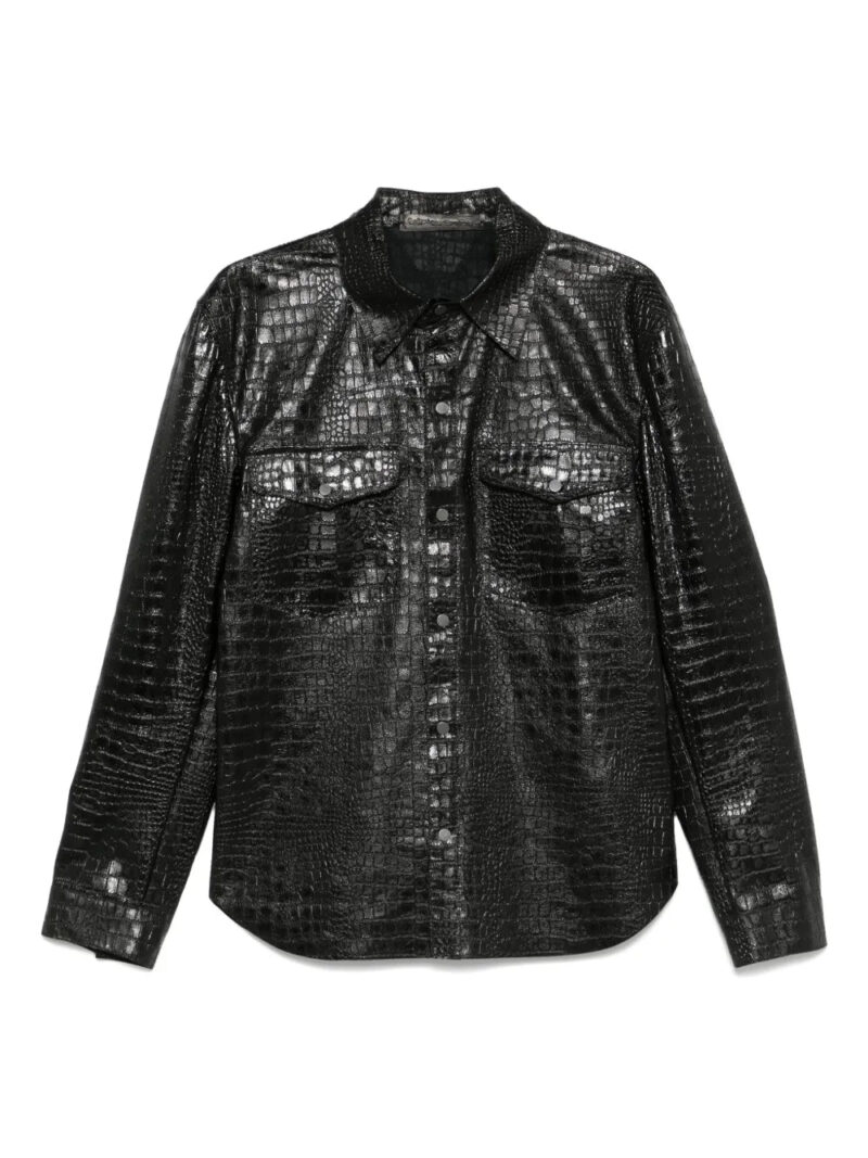 Salvatore Santoro  crocodile-embossed shirt