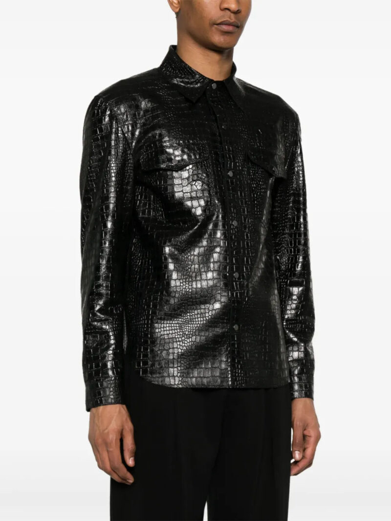 Salvatore Santoro  crocodile-embossed shirt