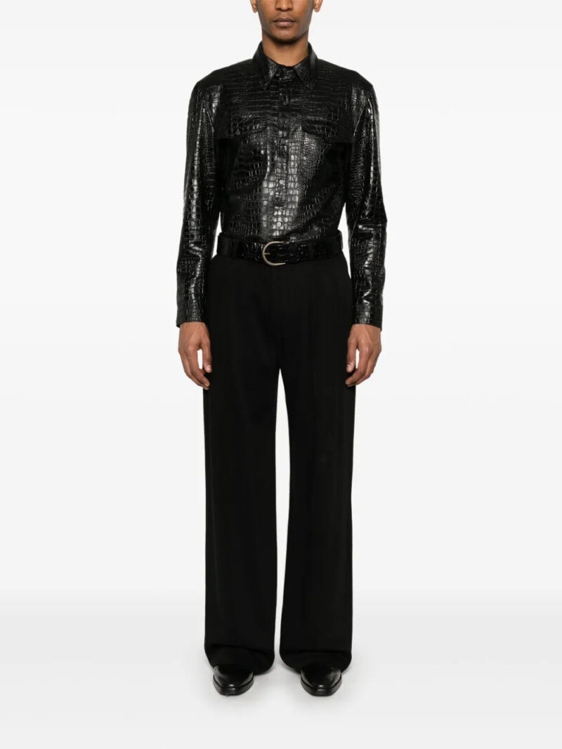 Salvatore Santoro  crocodile-embossed shirt