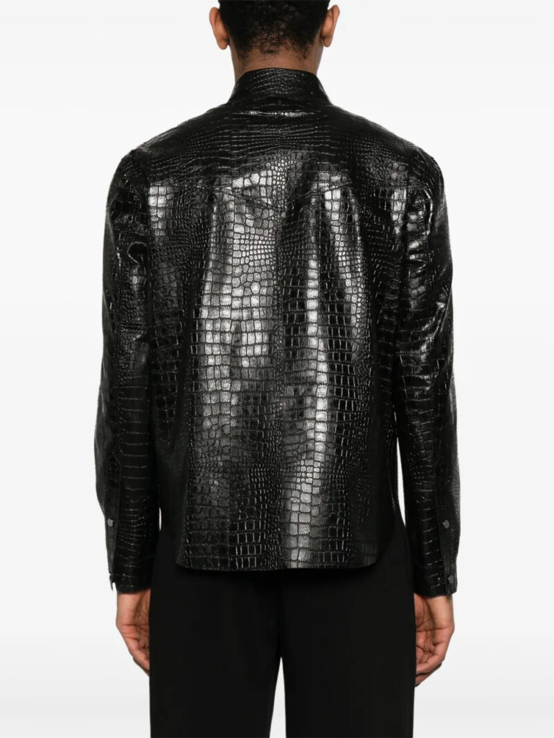 Salvatore Santoro  crocodile-embossed shirt