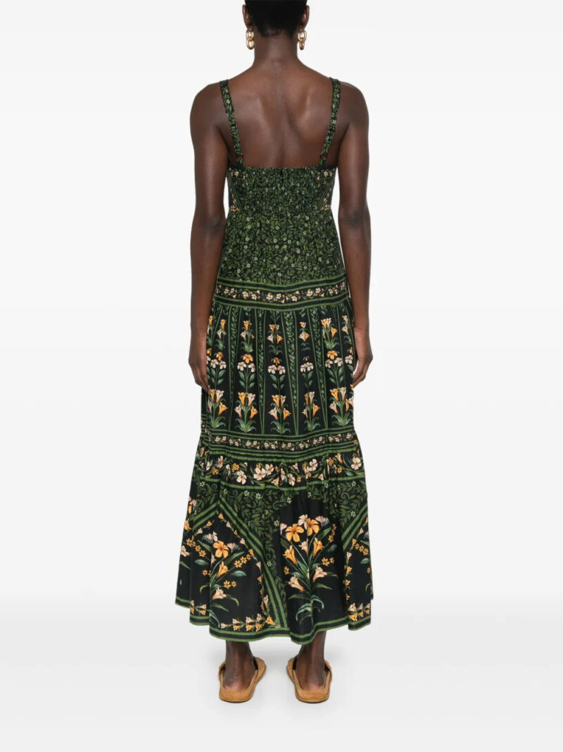 FARM Rio  flowers arch midi dress