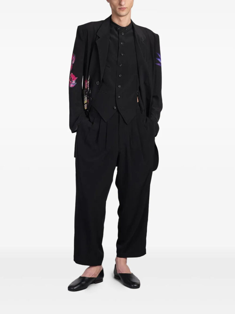 Y's pleat-detailing trousers