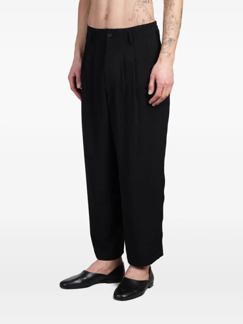 Y's pleat-detailing trousers