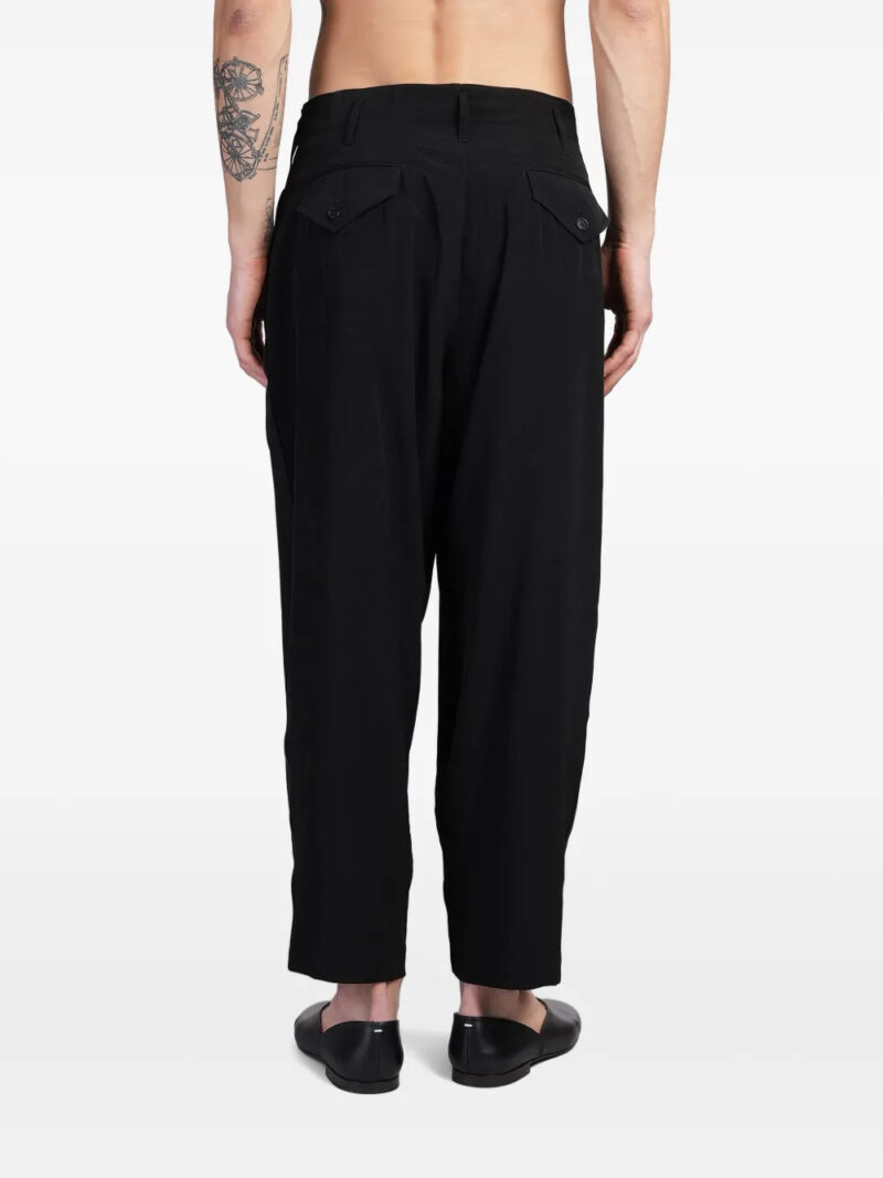 Y's pleat-detailing trousers