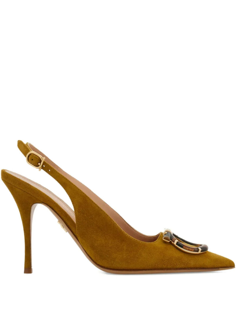 Ferragamo  95mm Gancini slingback pumps