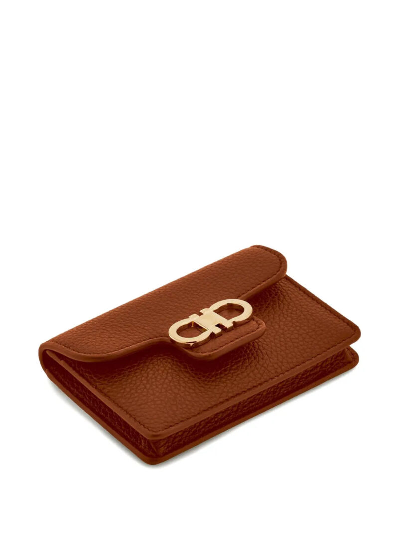 Ferragamo Gancini calfskin keyring wallet