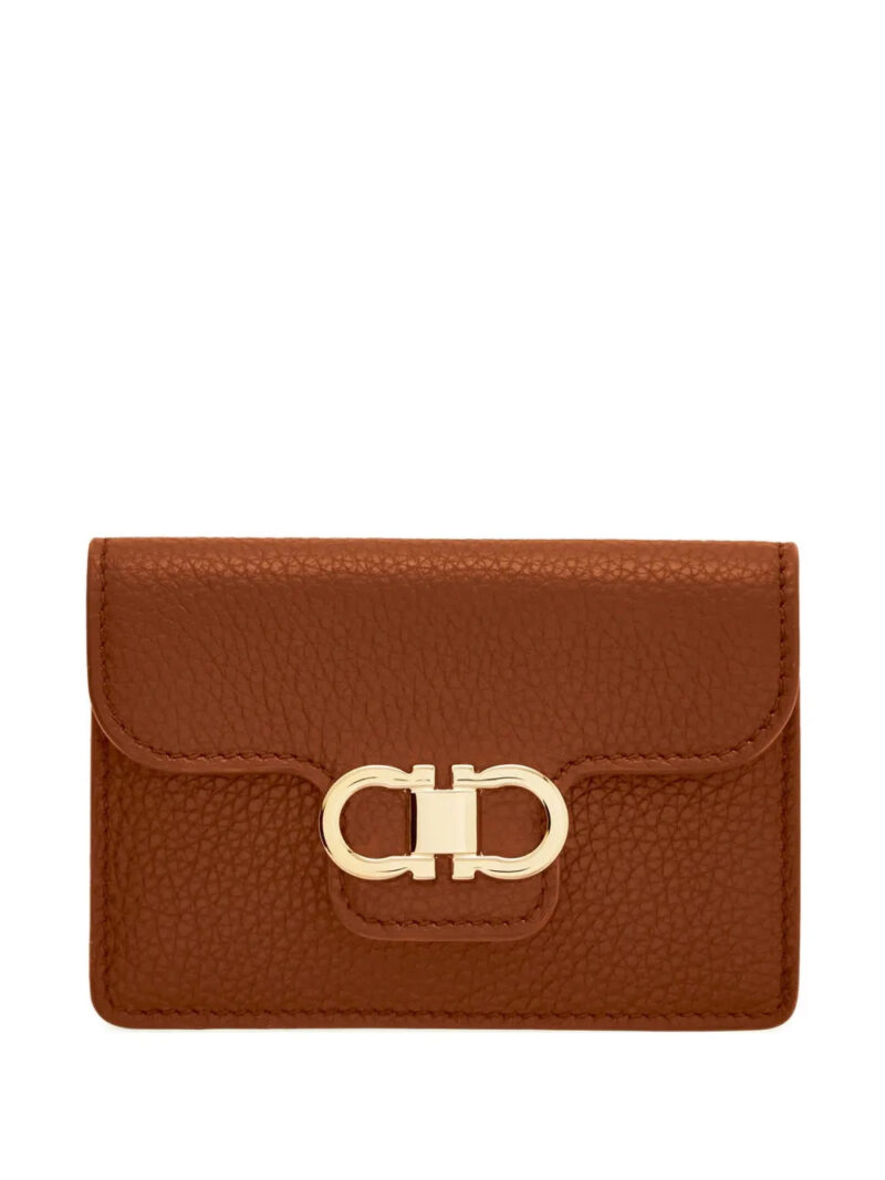 Ferragamo  Gancini calfskin keyring wallet