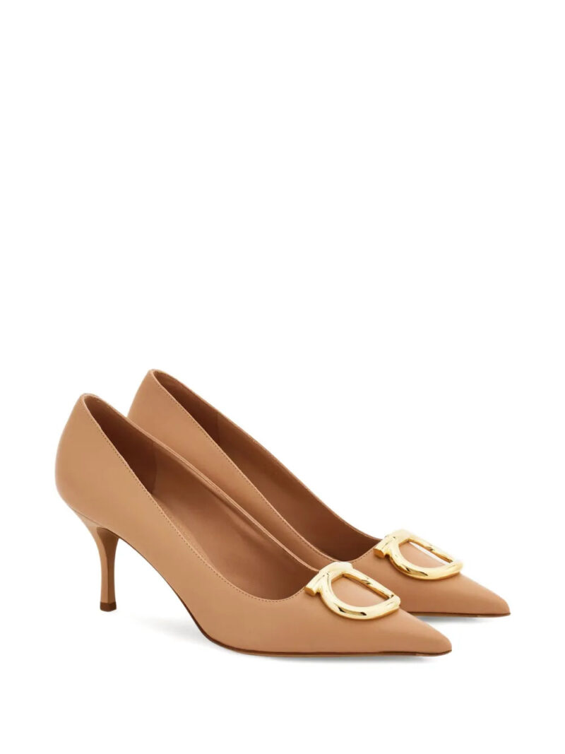 Ferragamo  buckle-detail pointed-toe pumps