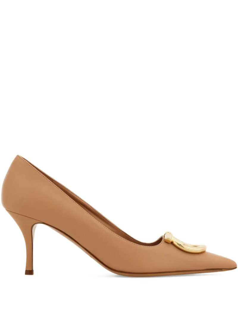 Ferragamo  buckle-detail pointed-toe pumps